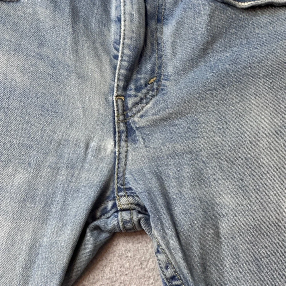 Levi's 502 Jeans Mens 31x32 (30x28) Light Wash Taper Tapered‎ Fit Stretch Denim